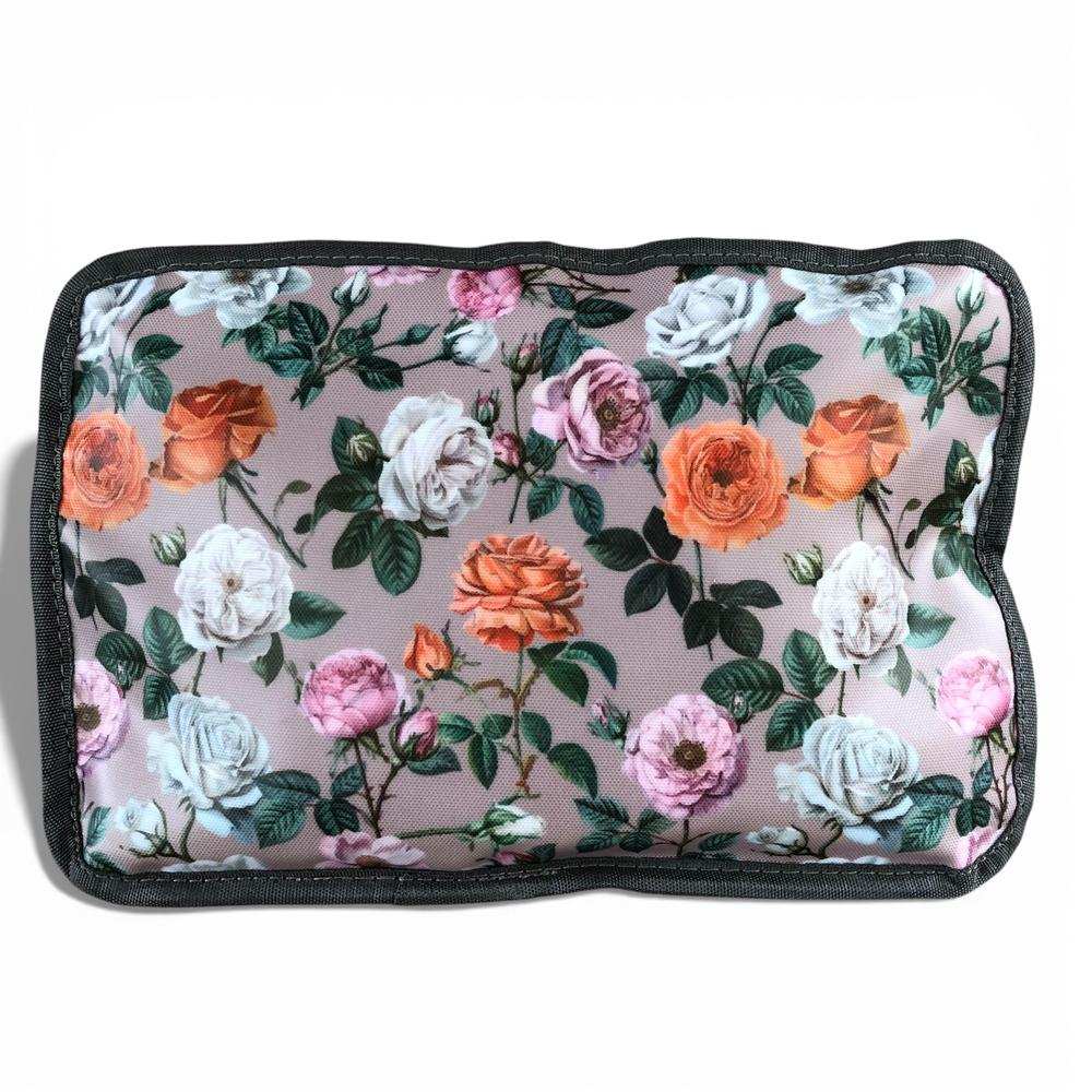 Cotton Road Travel Bag: MAUVE FLORAL PVC Foldaway WEEKENDER Travel Bag