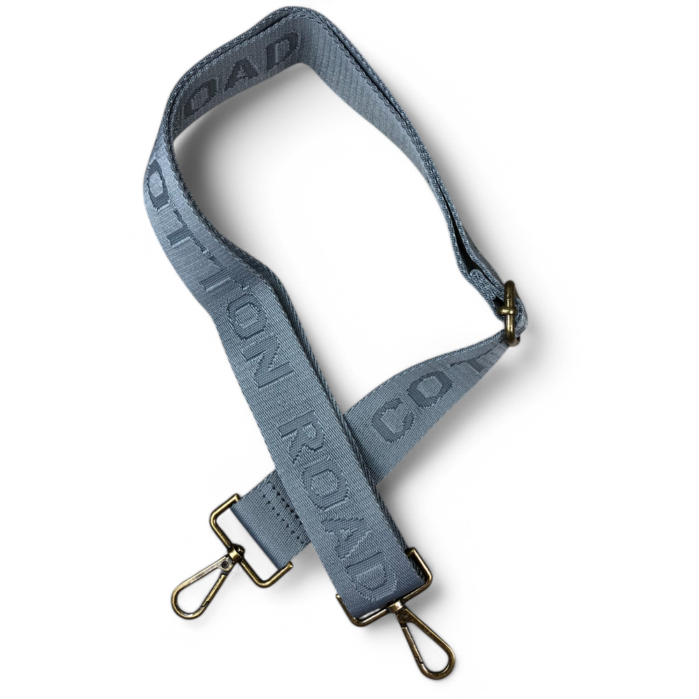 GREY BRANDED Cotton Road Canvas Adjustable Bag Strap