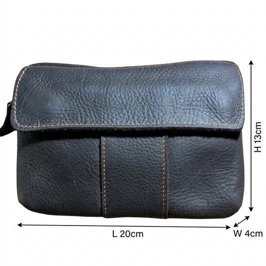 Vivace Sling Bag: DEEP COFFEE BROWN Genuine Leather Cross Body & Belt Bag