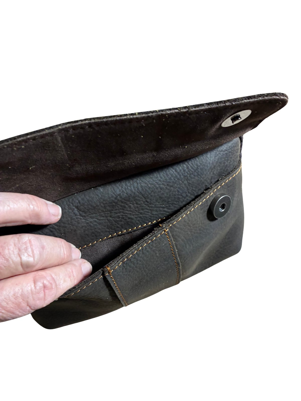 Vivace Sling Bag: DEEP COFFEE BROWN Genuine Leather Cross Body & Belt Bag