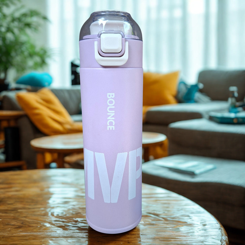 MVP Bounce stainless 500ML steel thermal bottle front view