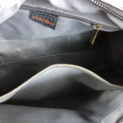 BLACK Cotton Road PU Leather Sling Bag with BRANDED Strap