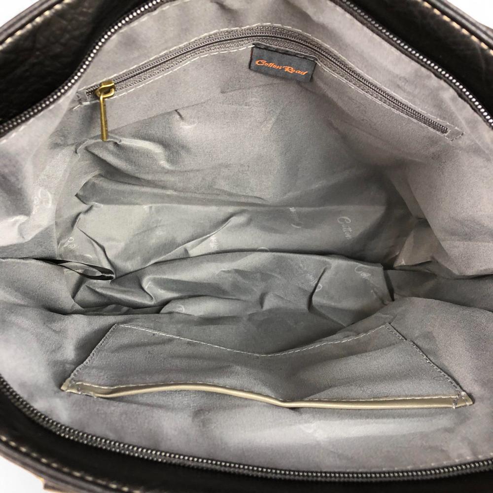 BLACK PU Leather Cotton Road BRANDED Handbag