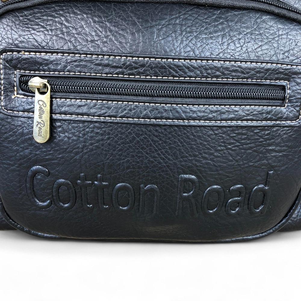 BLACK PU Leather Cotton Road BRANDED Handbag