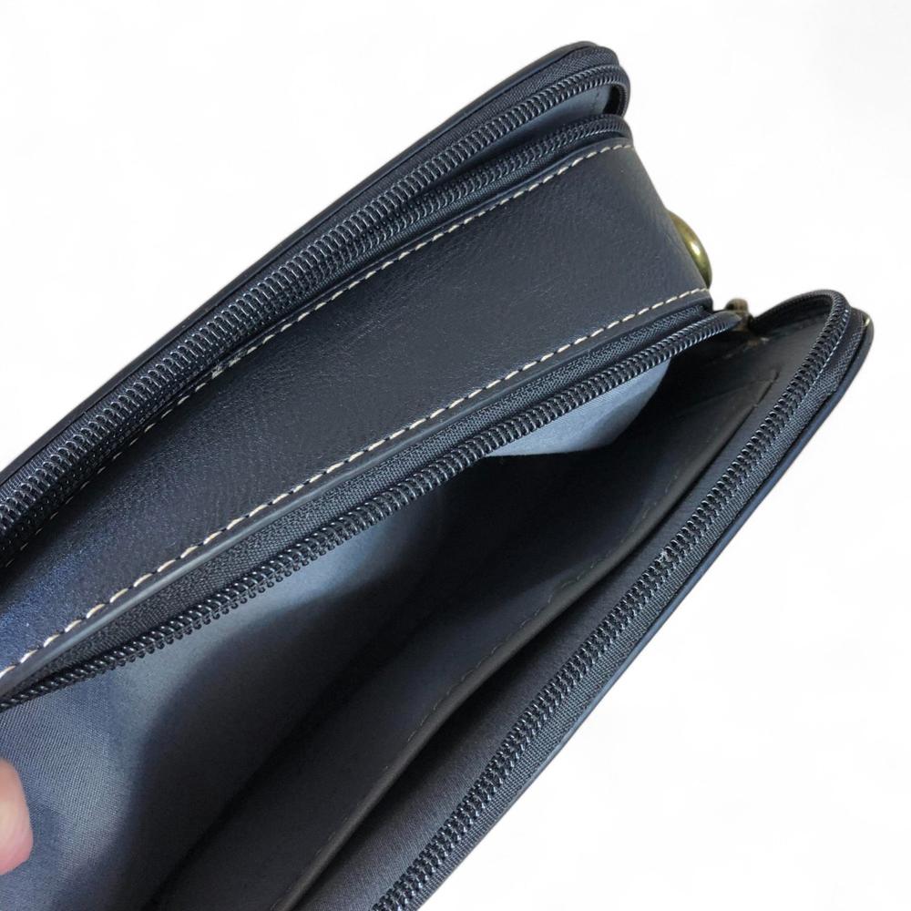 BLACK PU Leather Cotton Road Sling Bag with EMBOSSED FLOWERS