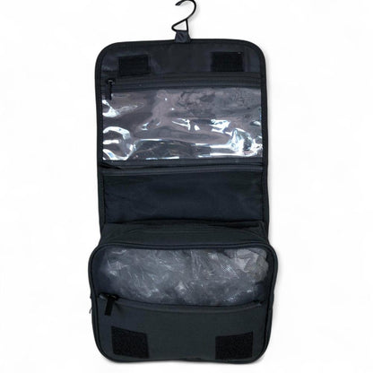 BLACK Troocolor Canvas Hanging Vanity Bag