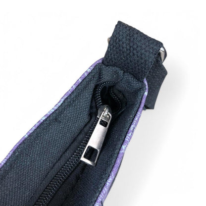 BLUE FLORAL Cotton Road Canvas Mini Sling Bag with PROTEAS