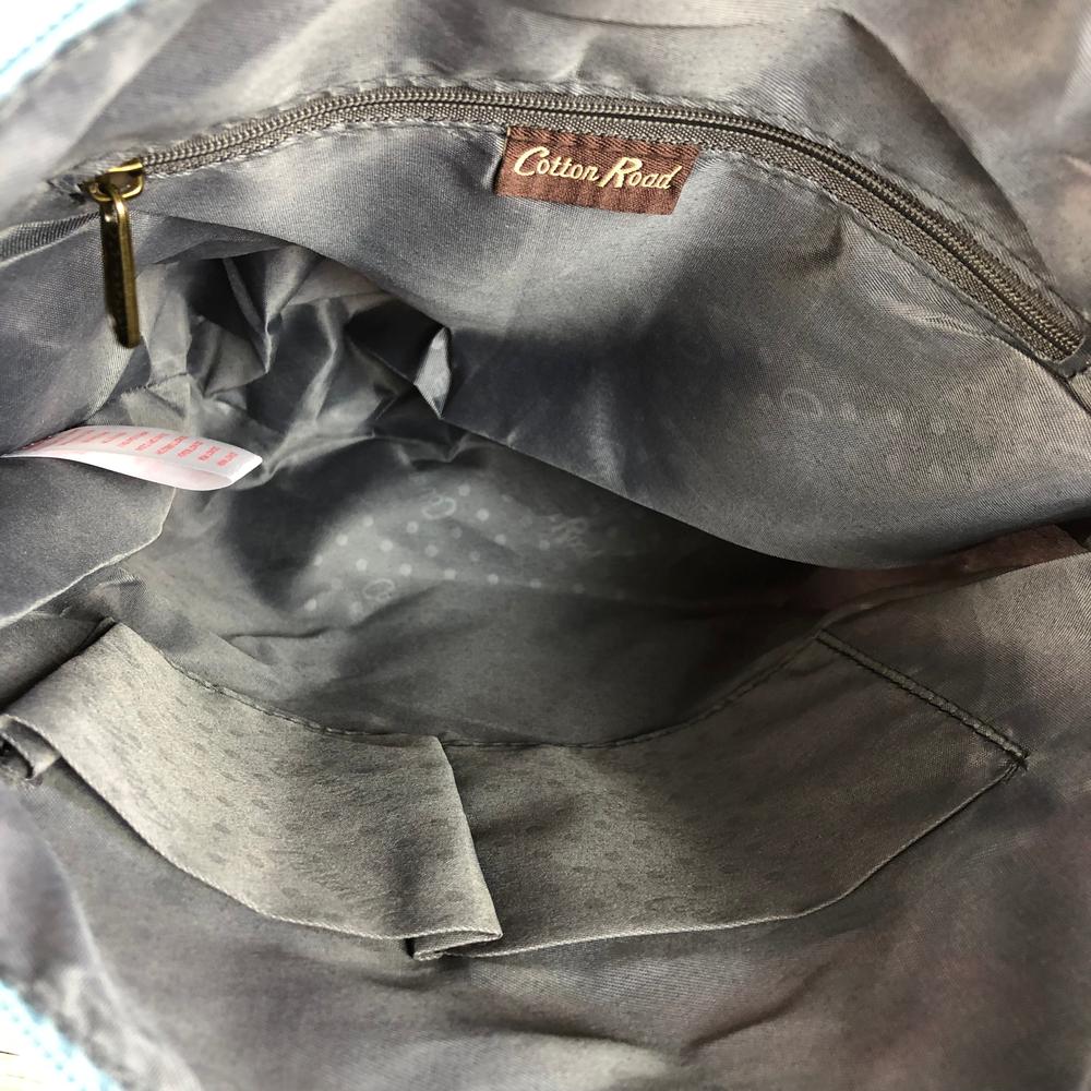 BLUE FLORAL Cotton Road PVC Sling Bag