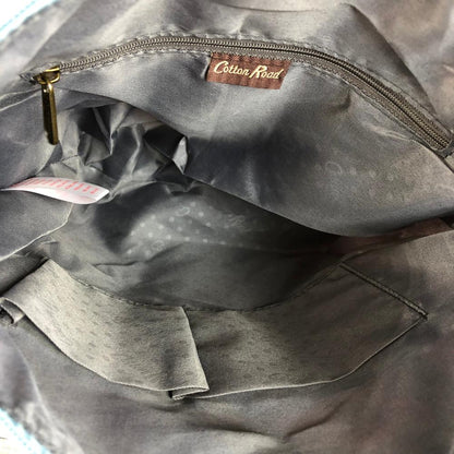 BLUE FLORAL Cotton Road PVC Sling Bag