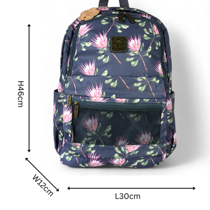 BLUE PROTEA Canvas Cotton Road Backpack