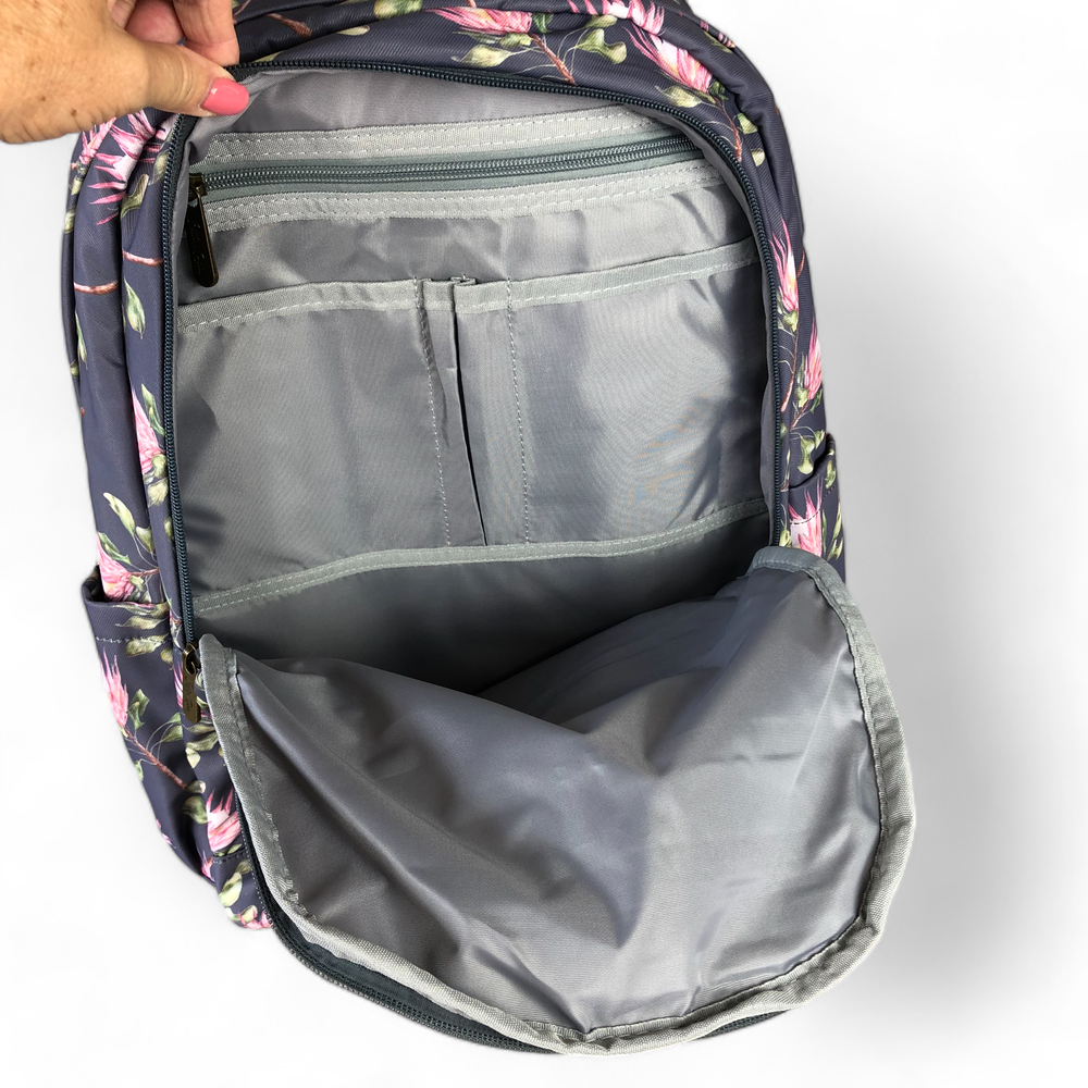 BLUE PROTEA Canvas Cotton Road Backpack