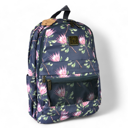 BLUE PROTEA Canvas Cotton Road Backpack