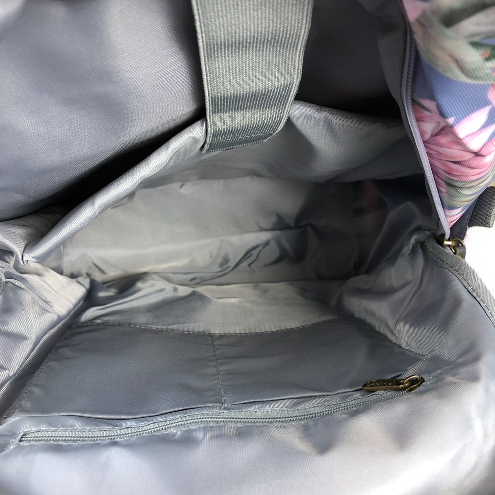 BLUE PVC Cotton Road 15,6" Laptop Backpack with PROTEAS