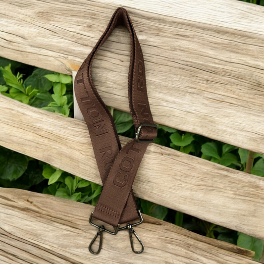 BROWN BRANDED Cotton Road Canvas Adjustable Bag Strap