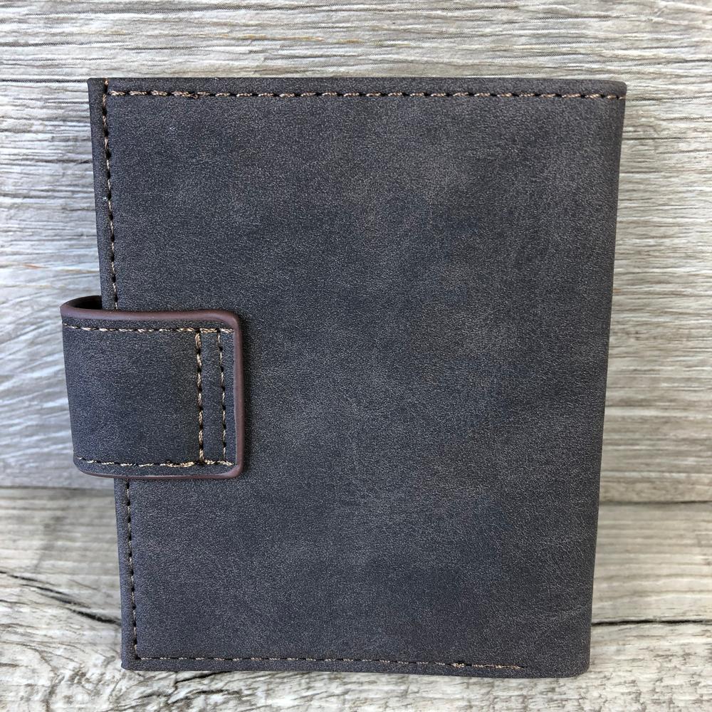 BROWN PU Leather Cotton Road Card Holder