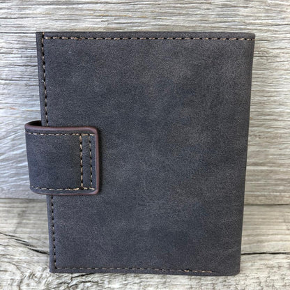 BROWN PU Leather Cotton Road Card Holder