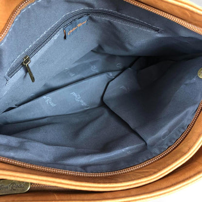 CAMEL Cotton Road PU Leather Handbag with TAG