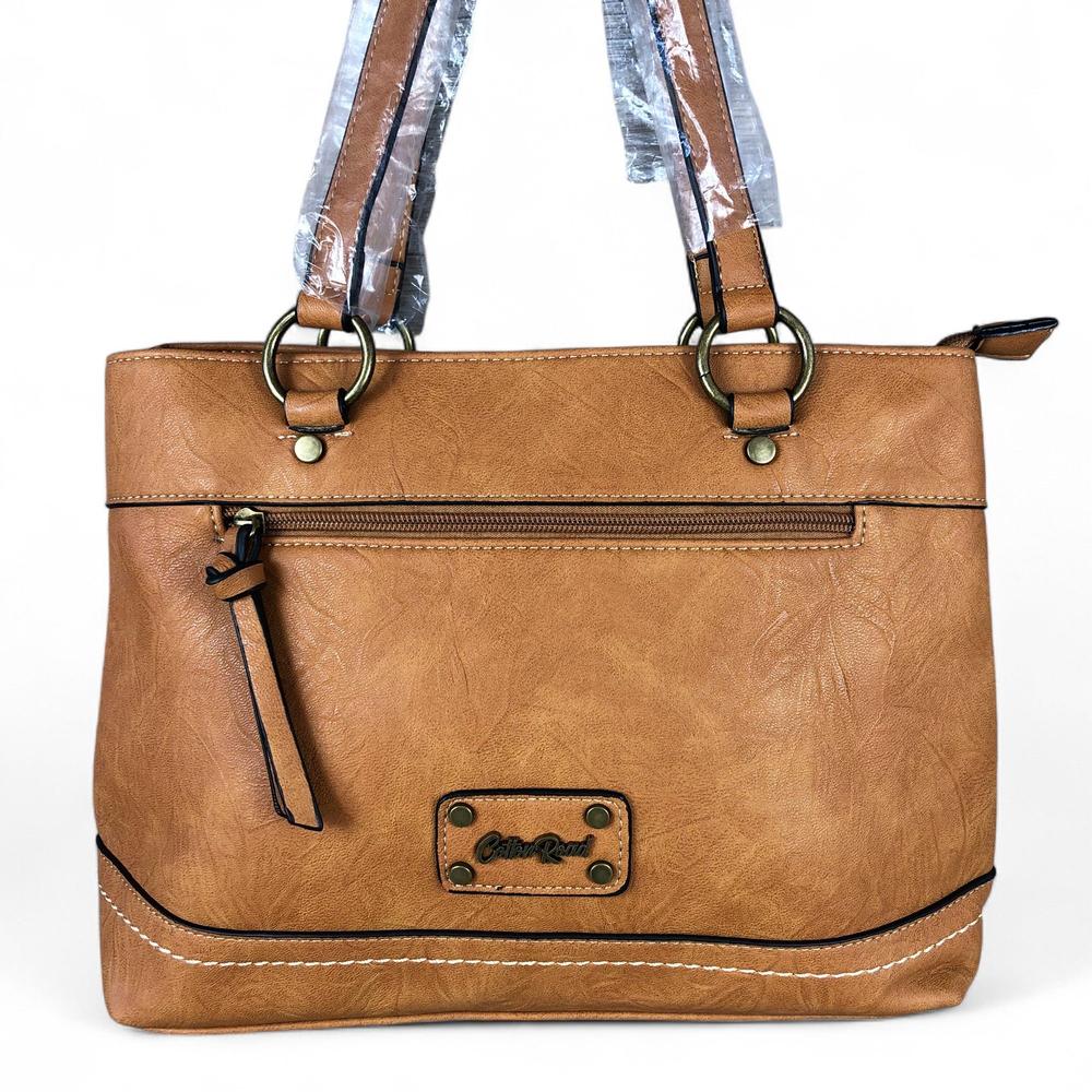 CAMEL Cotton Road PU Leather Handbag with TAG