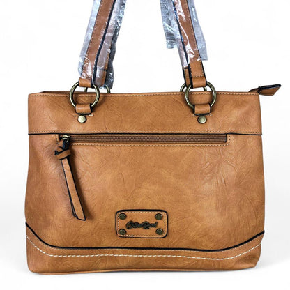 CAMEL Cotton Road PU Leather Handbag with TAG