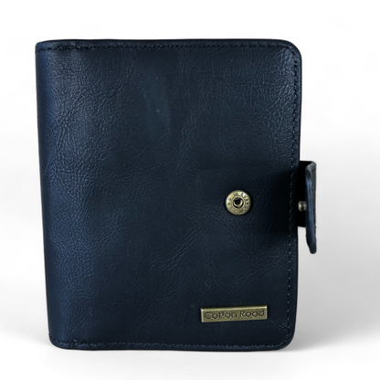 Cotton Road BLACK MENS PU Leather Wallet