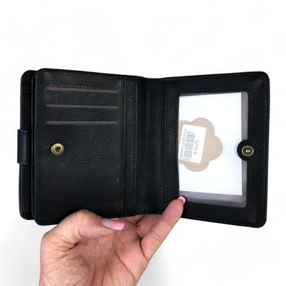 Cotton Road BLACK MENS PU Leather Wallet