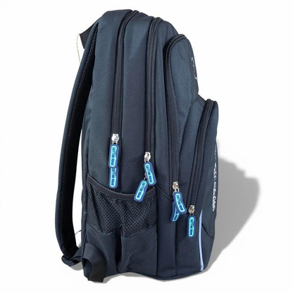 Cotton Road Backpack: BLACK BRANDED Canvas Backpack