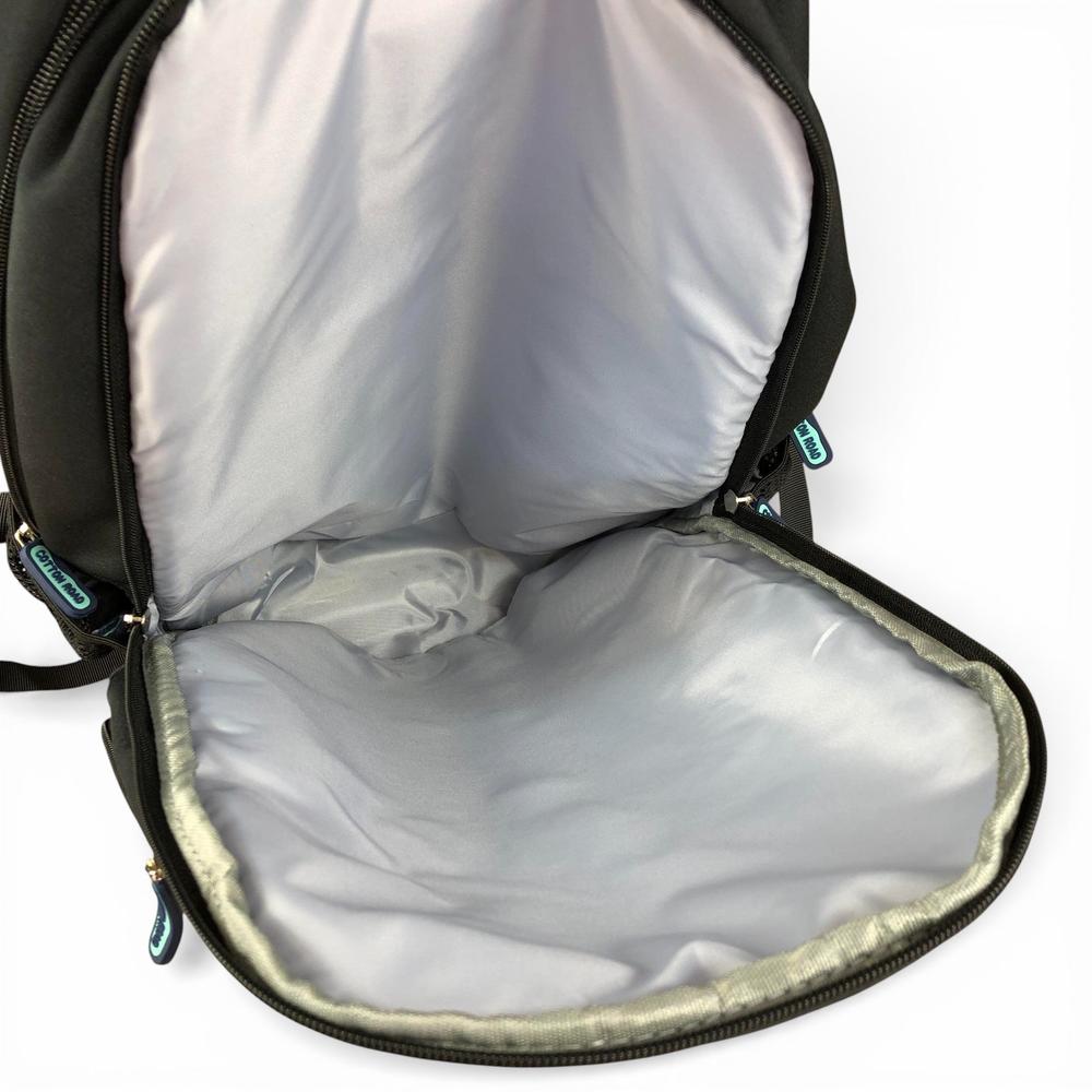 Cotton Road Backpack: BLACK BRANDED Canvas Backpack