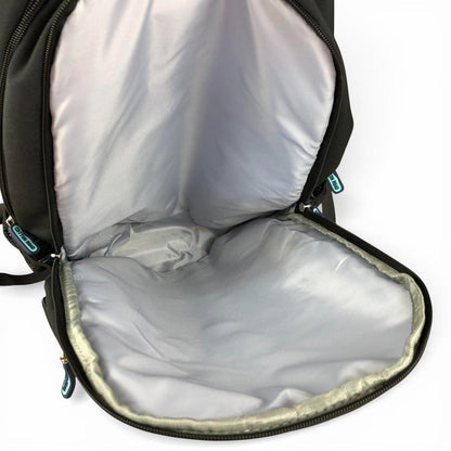 Cotton Road Backpack: BLACK BRANDED Canvas Backpack