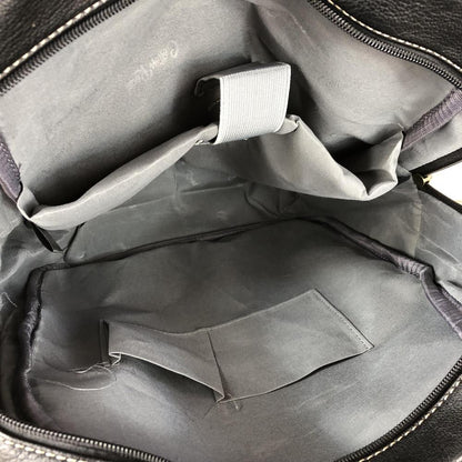 Cotton Road Backpack: BLACK PU Leather Backpack