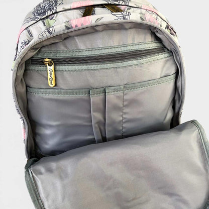 Cotton Road Backpack: BLUE PROTEA Padded Canvas Backpack for 15'6" Laptop