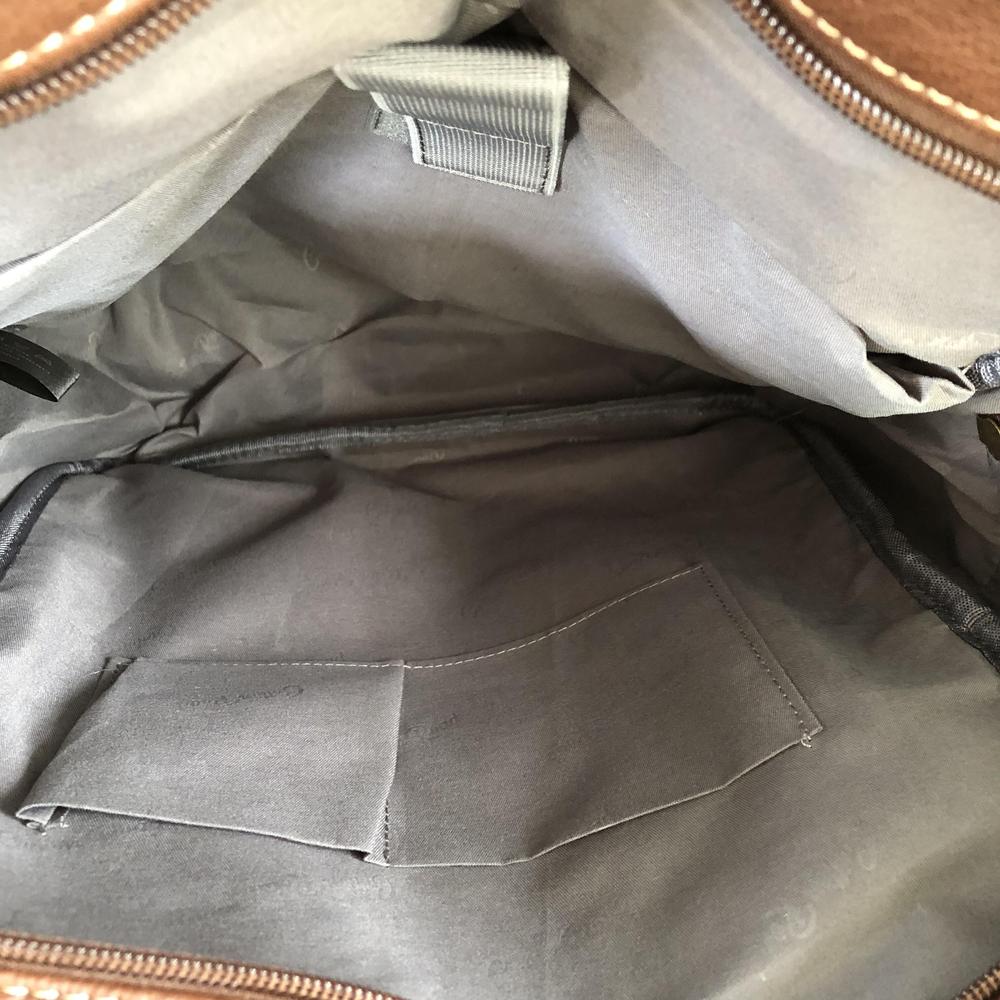 Cotton Road Backpack: BROWN PU Leather Backpack