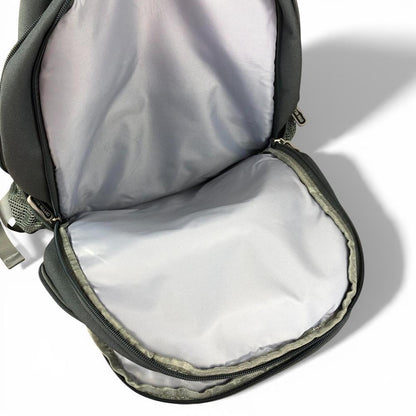 Cotton Road Backpack: GREY BRANDED Canvas Backpack