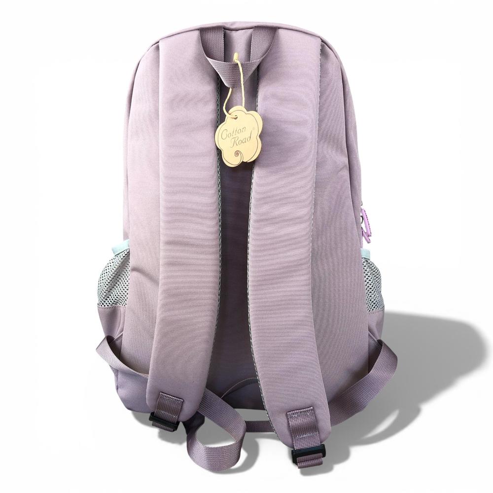 Cotton Road Backpack: PINK BRANDED Canvas Backpack