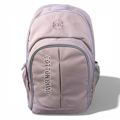 Cotton Road Backpack: PINK BRANDED Canvas Backpack