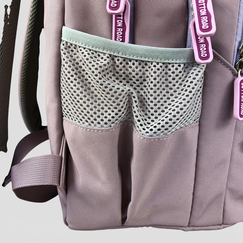 Cotton Road Backpack: PINK BRANDED Canvas Backpack
