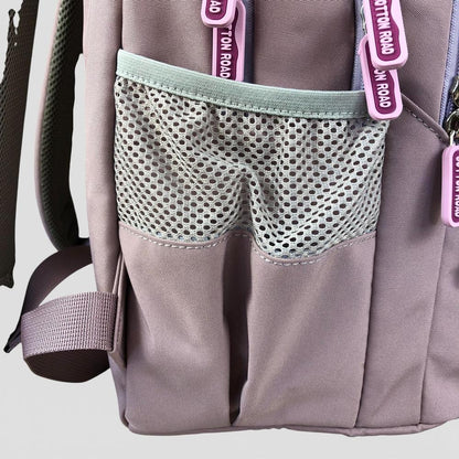 Cotton Road Backpack: PINK BRANDED Canvas Backpack