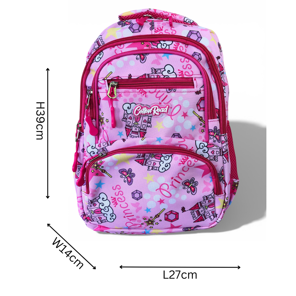 Cotton Road Backpack: PINK PRINCESS Canvas Kids Backpack