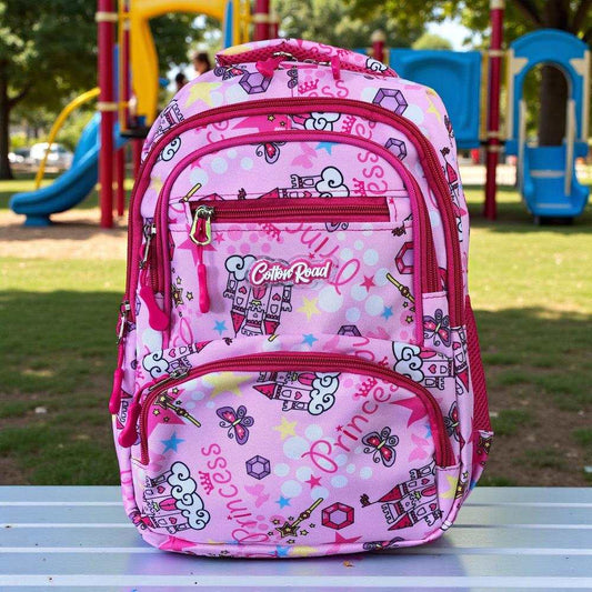 Cotton Road Backpack: PINK PRINCESS Canvas Kids Backpack