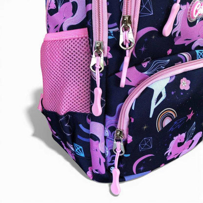 Cotton Road Backpack: PINK UNICORN Canvas Kids Backpack