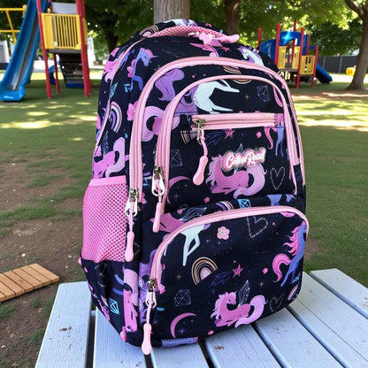 Cotton Road Backpack: PINK UNICORN Canvas Kids Backpack