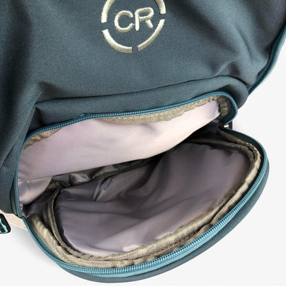 Cotton Road Backpack: TEAL BRANDED Canvas Backpack