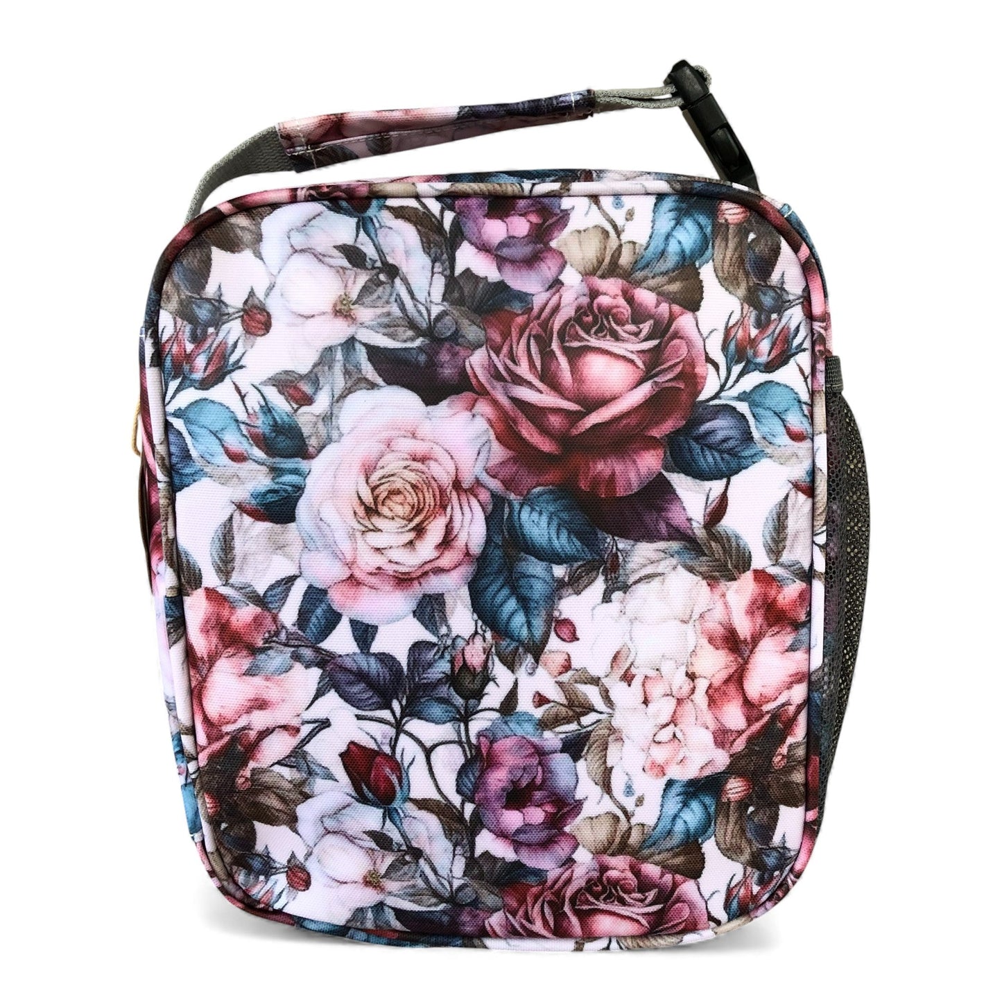 Cotton Road Cooler: PINK FLORAL PVC Lunch Box Cooler Bag