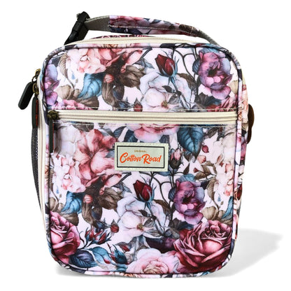 COTTON ROAD COOLER PINK Floral-patterned lunch bag 