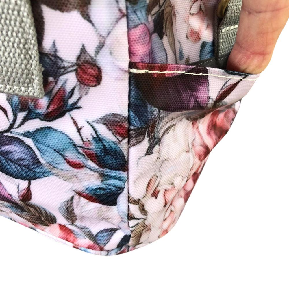 Cotton Road Cooler: PINK PVC Cotton Road Lunch Box Cooler Bag with FLOWERS