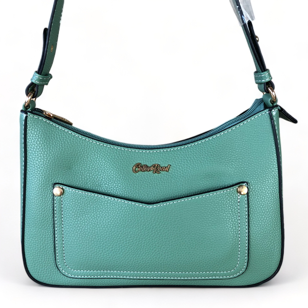 Cotton Road GREEN PU Leather Sling Bag WITH detachable MONEY BAG
