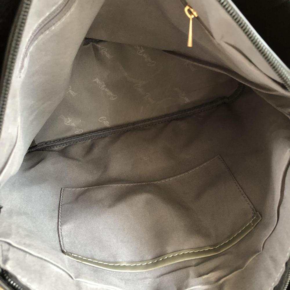 Cotton Road Handbag: BLACK PU Leather Handbag