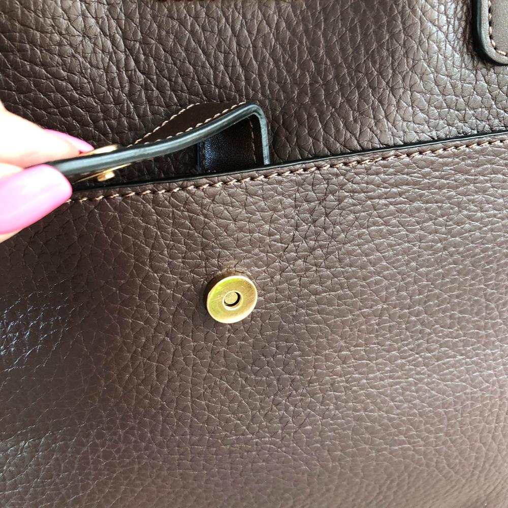 Cotton Road Handbag: BROWN PU Leather Handbag