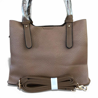 Cotton Road Handbag: BROWN PU Leather Handbag