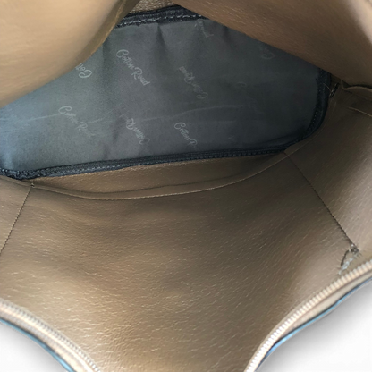 Cotton Road Handbag: KHAKI PU Leather INSIDE