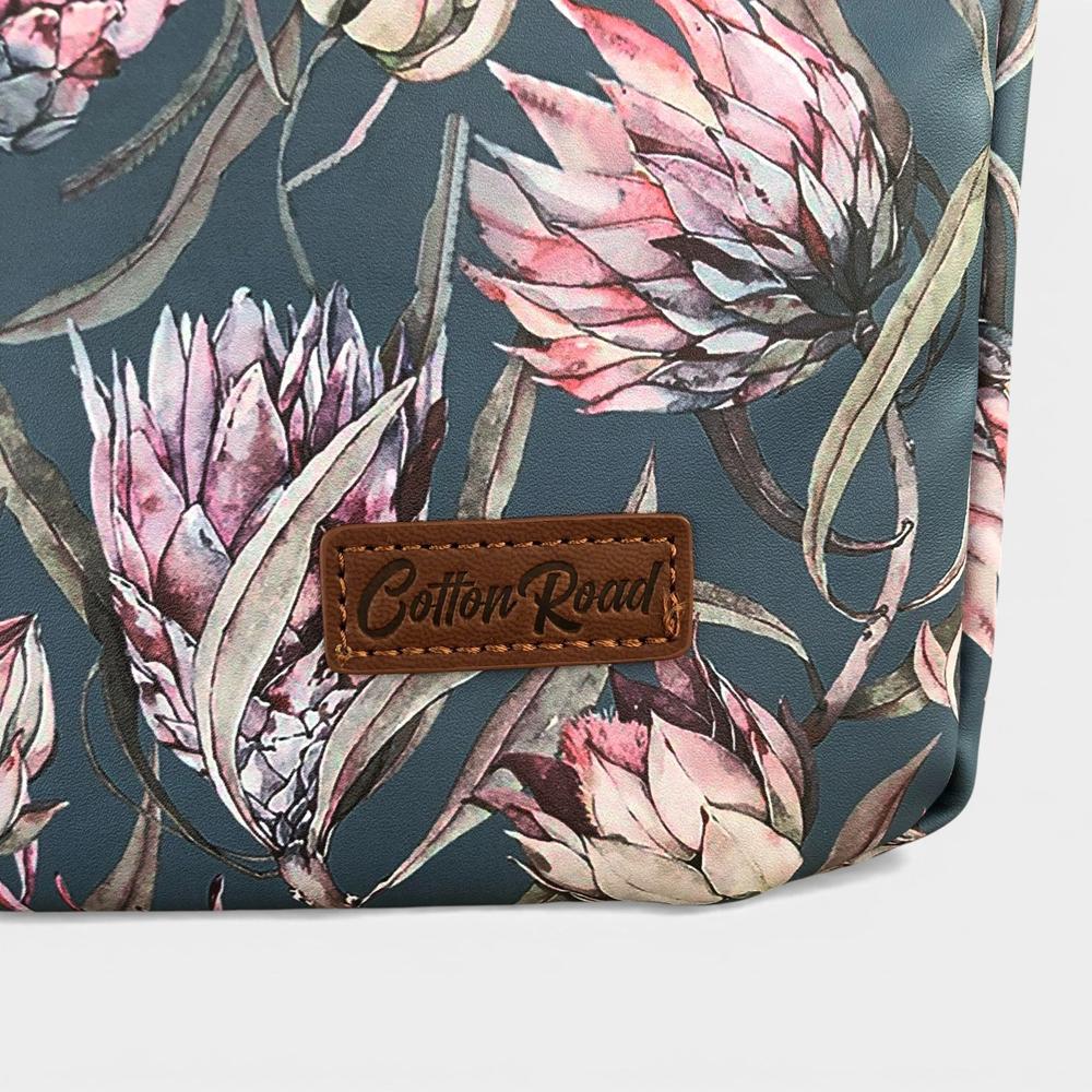 Cotton Road Laptop Bag: BLUE PROTEA PVC Bag / Carry Sleeve with Padded Inner